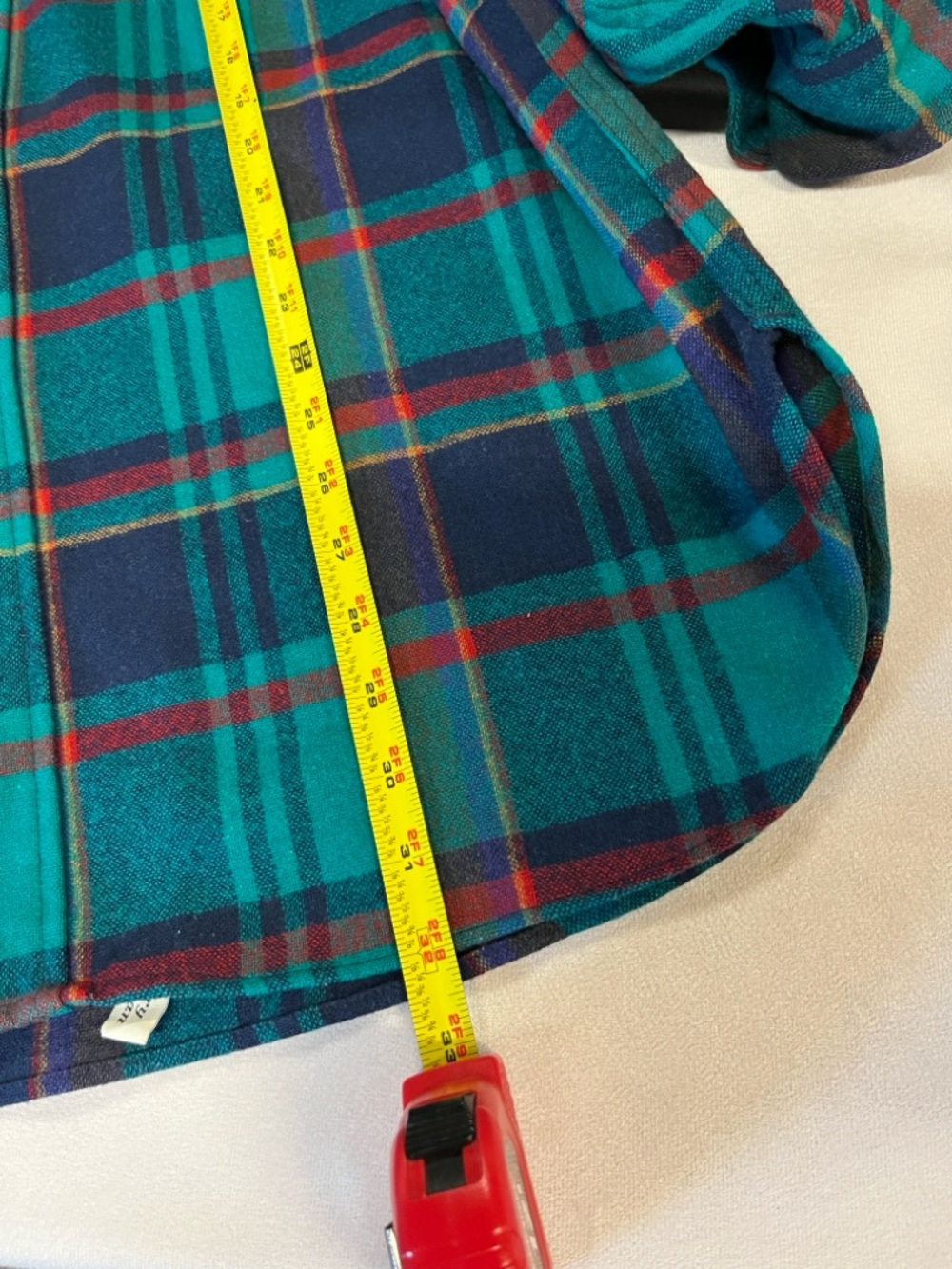Vintage Pendleton Wool Plaid Button Front Shirt Green purple USA Men’s XL - Picture 6 of 10